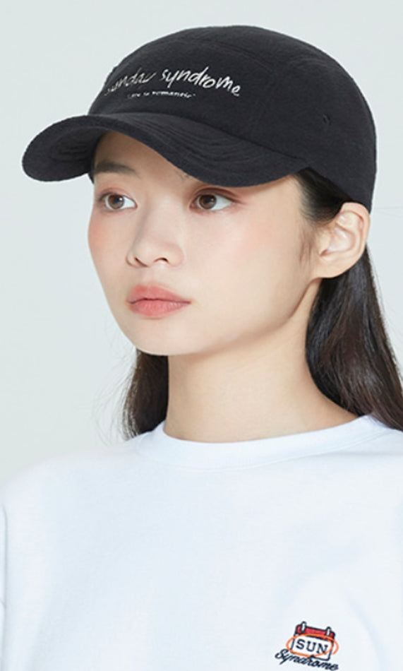 ロマンティッククラウン(ROMANTIC CROWN) SUNDAY SYNDROME CAMP CAP_BLACK