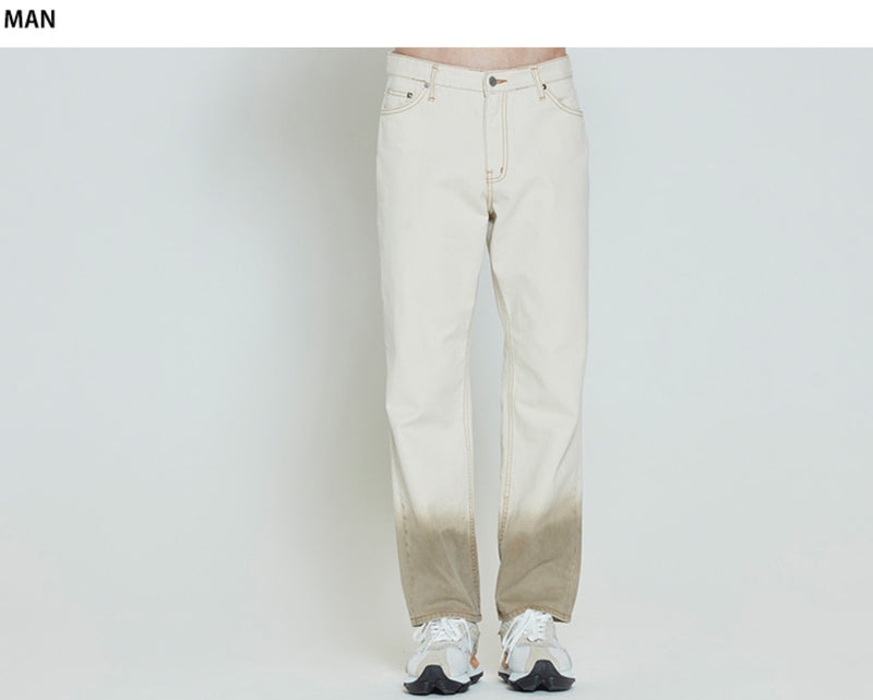 ロマンティッククラウン(ROMANTIC CROWN)   COLOR DYEING PANTS_OATMEAL