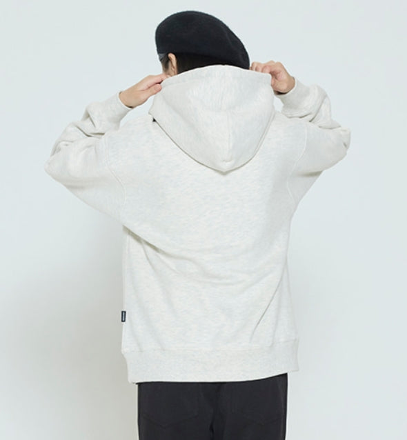ロマンティッククラウン(ROMANTIC CROWN) RMTCRW PADDLING LOGO HOODIE_MELANGE IVORY