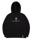 ロマンティッククラウン(ROMANTIC CROWN) RMTCRW PADDLING LOGO HOODIE_BLACK