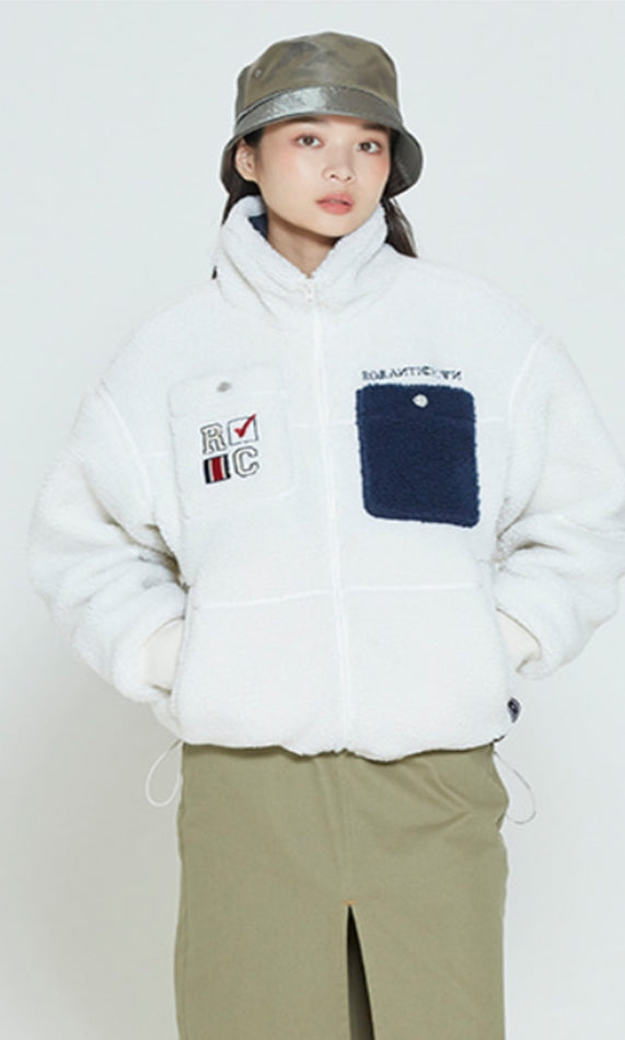 ロマンティッククラウン(ROMANTIC CROWN) HEAVY FLEECE POCKET PARKA_OATMEAL