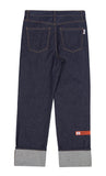 ベドインベド(BADINBAD)  PLAIN ROLL UP DENIM_BLUE