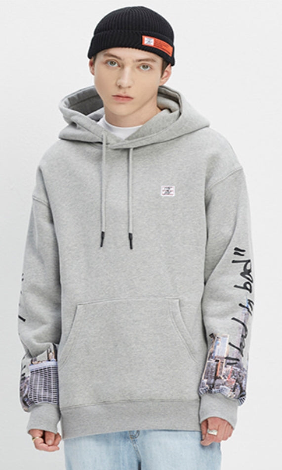 ベドインベド(BADINBAD) BAD CITY HOODIE_GREY