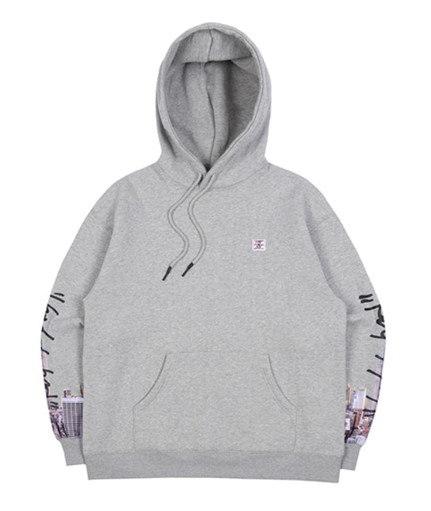 ベドインベド(BADINBAD) BAD CITY HOODIE_GREY