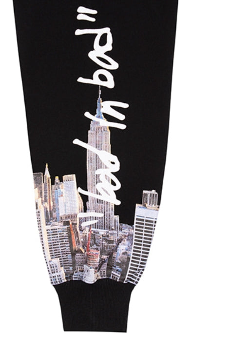 ベドインベド(BADINBAD) BAD CITY HOODIE_BLACK