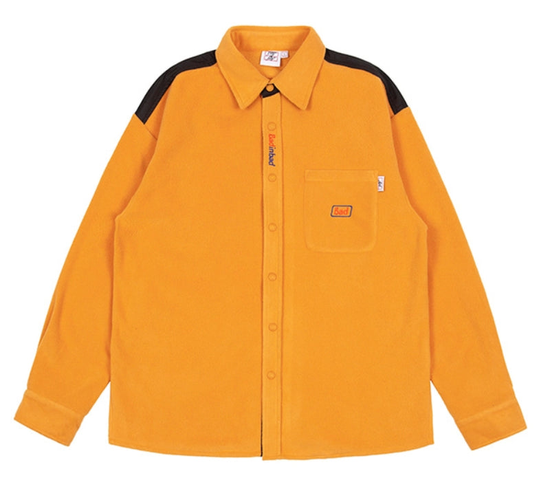 ベドインベド(BADINBAD)  BAD FLEECE SHIRT_YELLOW