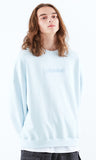 スローアシッド(SLOW ACID) Color Title Sweatshirt (SKY BLUE)