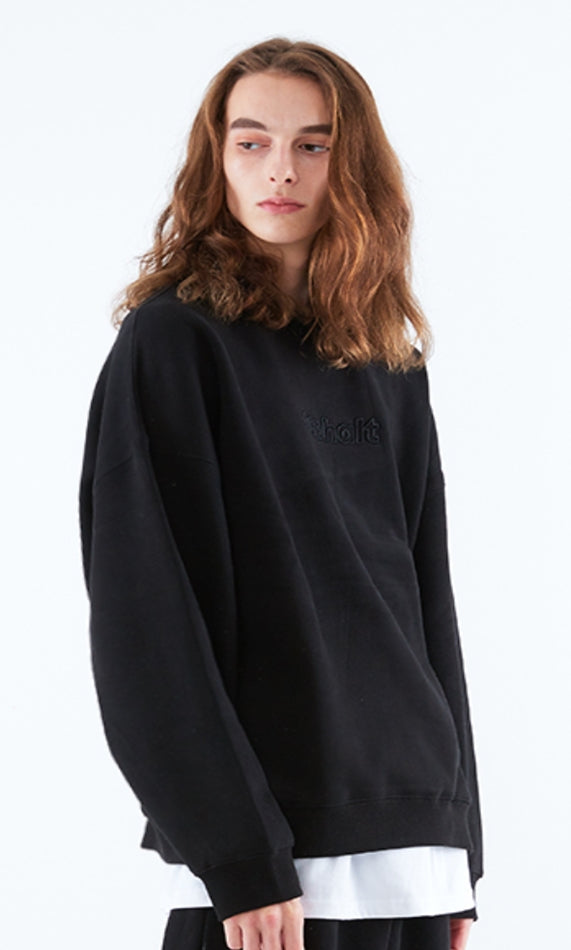 スローアシッド(SLOW ACID) Color Title Napping Sweatshirt (NAPPING / BLACK)