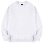 スローアシッド(SLOW ACID)Color Title Napping Sweatshirt (NAPPING / MELANGE WHITE)