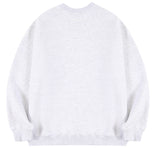 スローアシッド(SLOW ACID)Color Title Napping Sweatshirt (NAPPING / MELANGE WHITE)