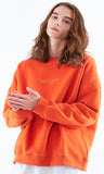 スローアシッド(SLOW ACID)  Color Title Napping Sweatshirt (NAPPING / ORANGE)