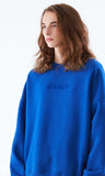 スローアシッド(SLOW ACID)  Color Title Napping Sweatshirt (NAPPING / BLUE)