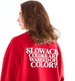 スローアシッド(SLOW ACID)    Season Logo Sweatshirt (RED)