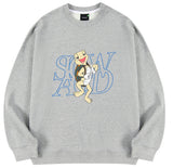 スローアシッド(SLOW ACID)    Color Turtle Sweatshirt (GRAY)