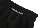 スローアシッド(SLOW ACID)  Wide Keyring Napping Sweatpants (NAPPING / BLACK)
