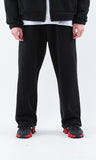 スローアシッド(SLOW ACID) Stitch Embroidery Fleece Pants (BLACK)