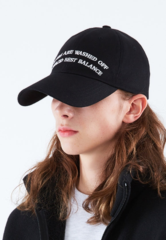 スローアシッド(SLOW ACID) Arc Lettering Cap (BLACK)