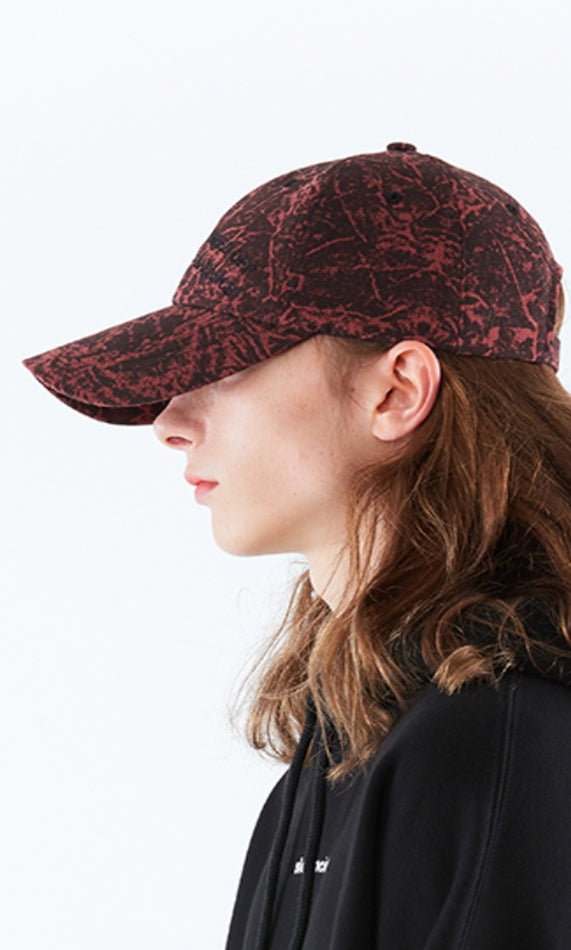 スローアシッド(SLOW ACID)  Arc Lettering Cap (STAINED RED)