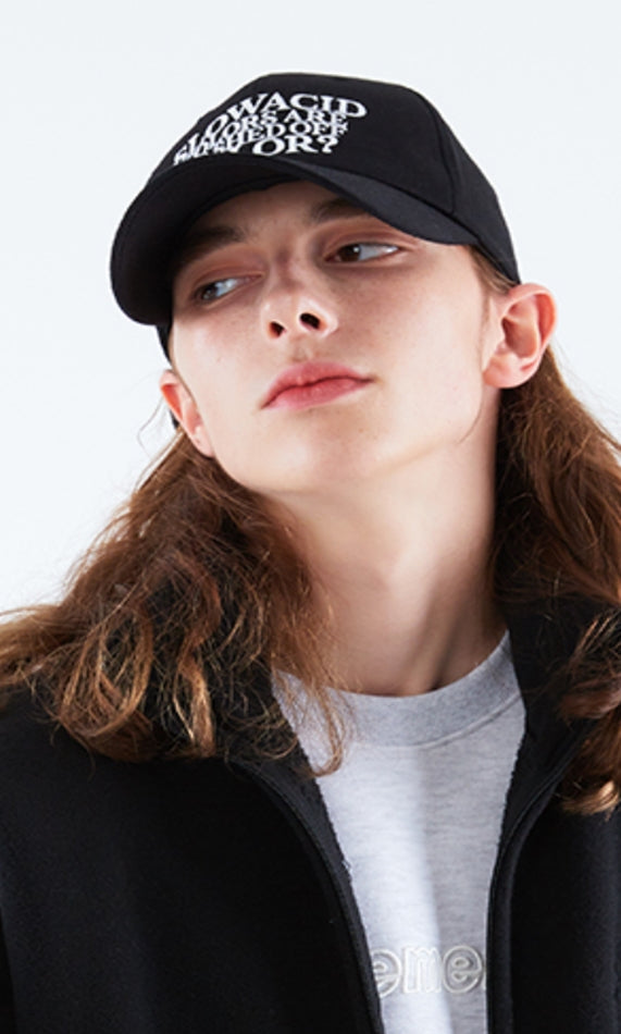 スローアシッド(SLOW ACID)    Season Logo Cap (BLACK)