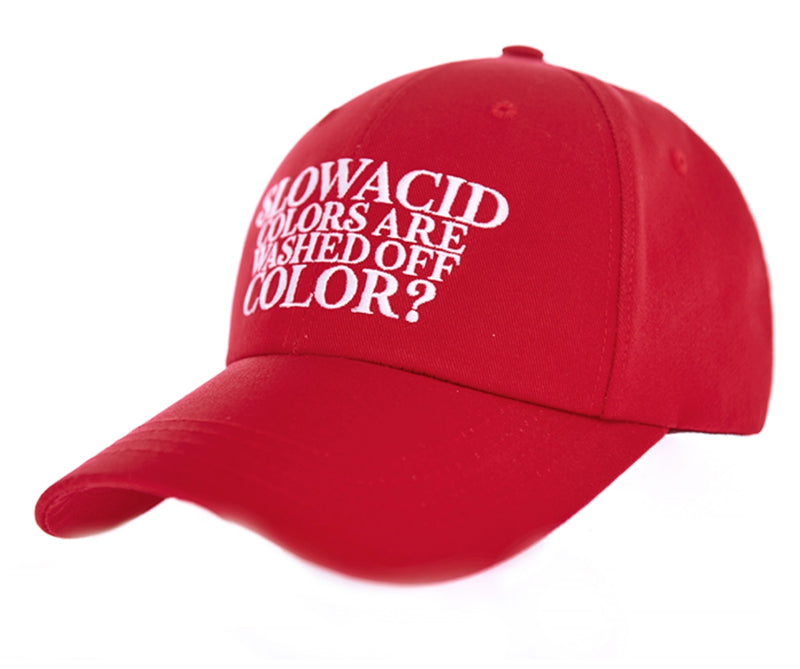 スローアシッド(SLOW ACID)     Season Logo Cap (RED)