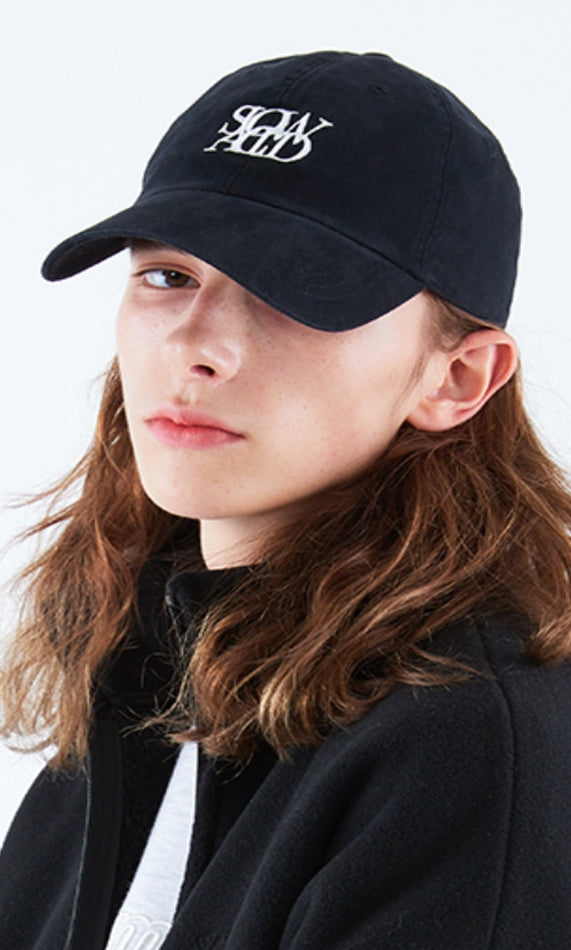 スローアシッド(SLOW ACID)    Contact Logo Washing Cap (BLACK)