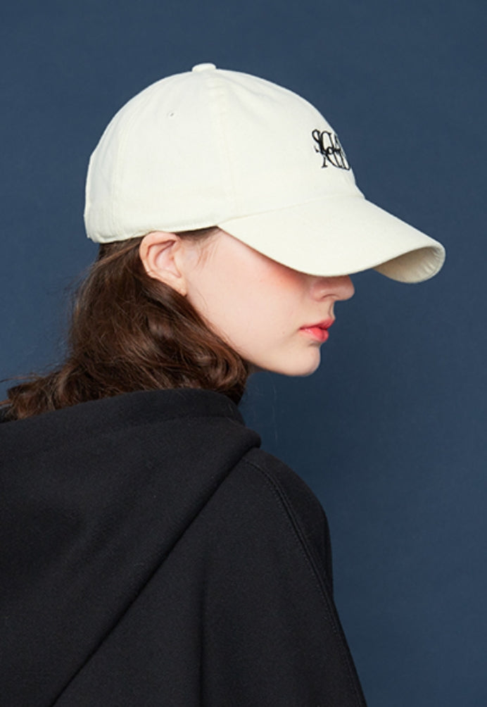 スローアシッド(SLOW ACID)   Contact Logo Washing Cap (IVORY)