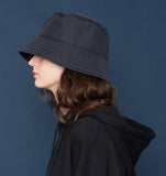 スローアシッド(SLOW ACID)    Dewspo Contact Logo Bucket Hat (BLACK)