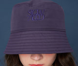 スローアシッド(SLOW ACID)   Dewspo Contact Logo Bucket Hat (PURPLE)