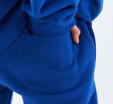 スローアシッド(SLOW ACID)  Signature Logo Sweat pants (DEEP BLUE)