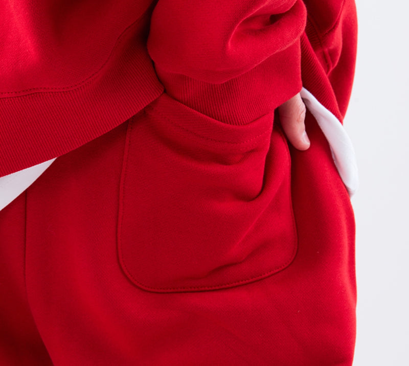 スローアシッド(SLOW ACID)   Signature Logo Sweat pants (RED)