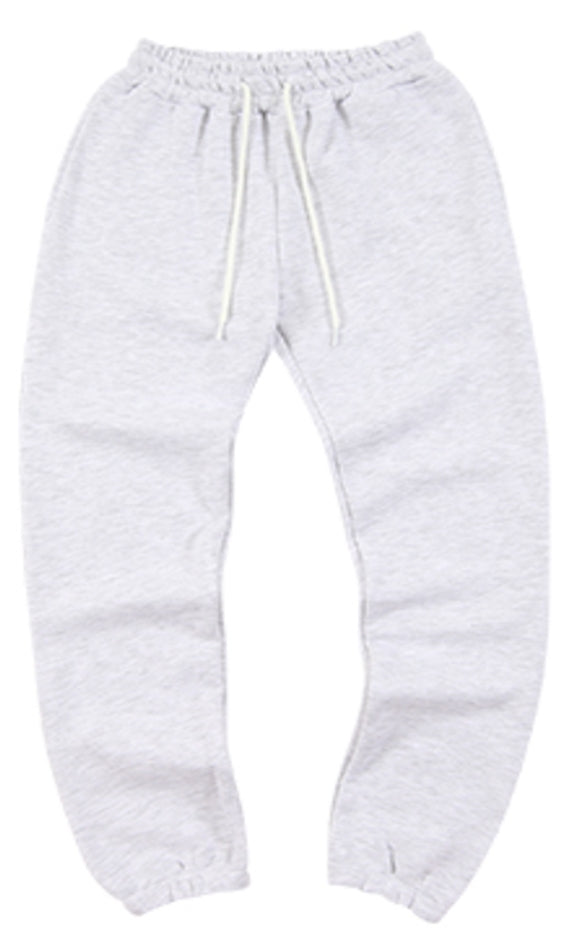 スローアシッド(SLOW ACID)    Signature Logo Sweat pants (MELANGE WHITE)