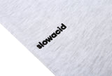 スローアシッド(SLOW ACID)    Signature Logo Sweat pants (MELANGE WHITE)