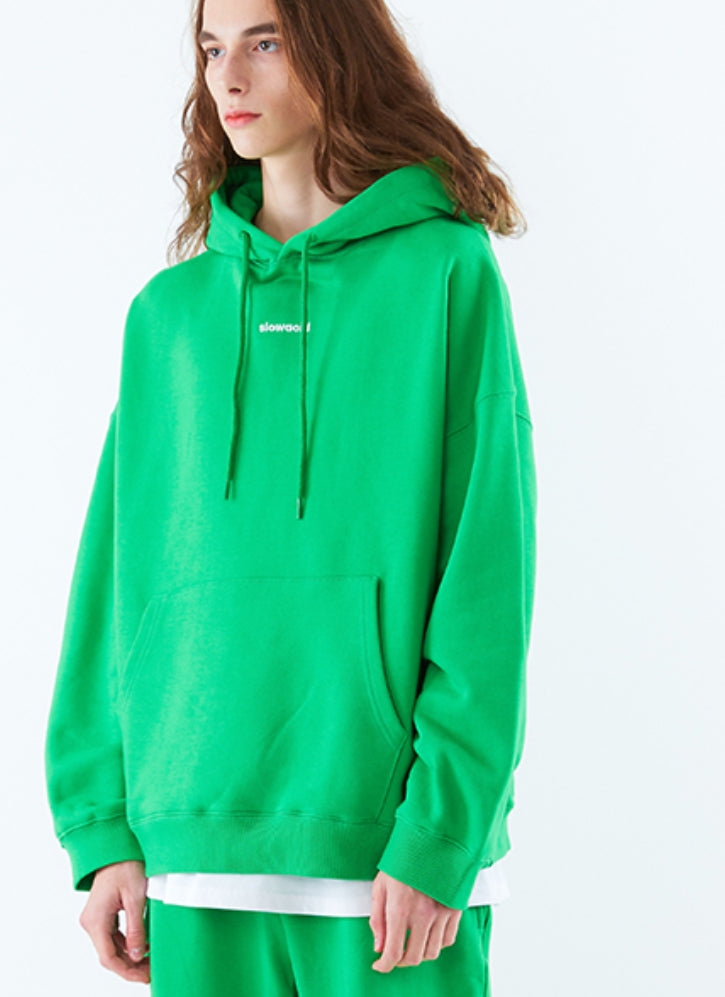 スローアシッド(SLOW ACID)  Signature Logo Hoodie (GREEN)