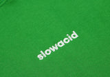 スローアシッド(SLOW ACID)  Signature Logo Hoodie (GREEN)