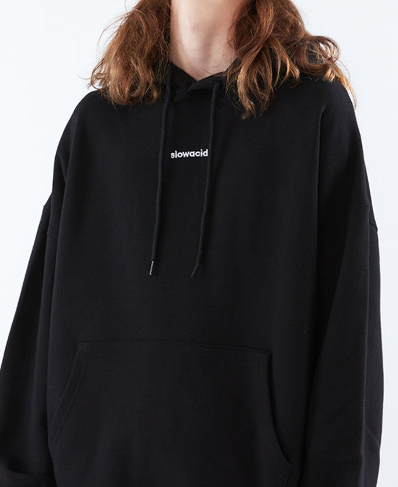 スローアシッド(SLOW ACID) Signature Logo Hoodie (BLACK)