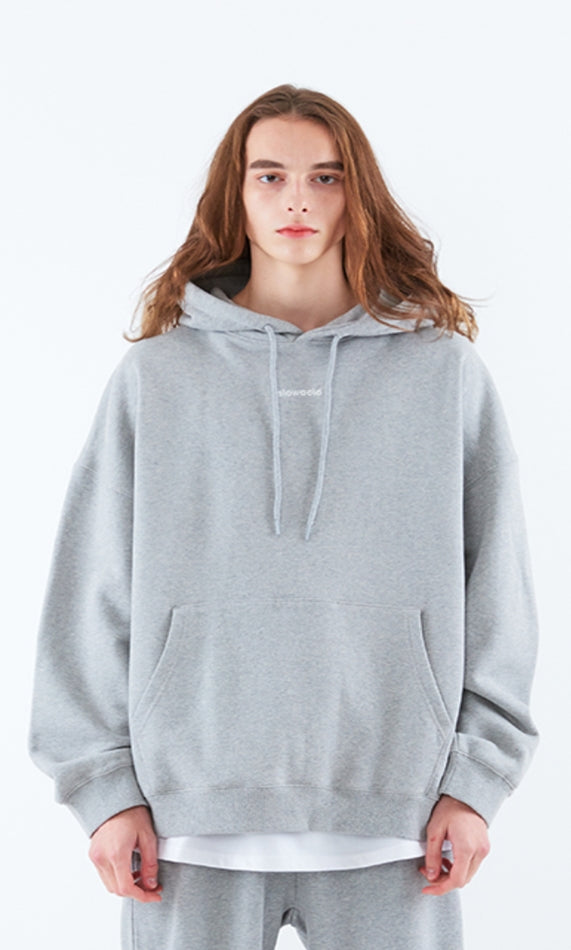 スローアシッド(SLOW ACID) Signature Logo Hoodie (MELANGE GRAY)