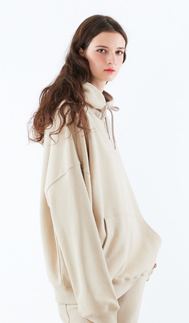 スローアシッド(SLOW ACID)Signature Logo Hoodie (SAND BEIGE)