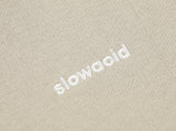 スローアシッド(SLOW ACID)Signature Logo Hoodie (SAND BEIGE)