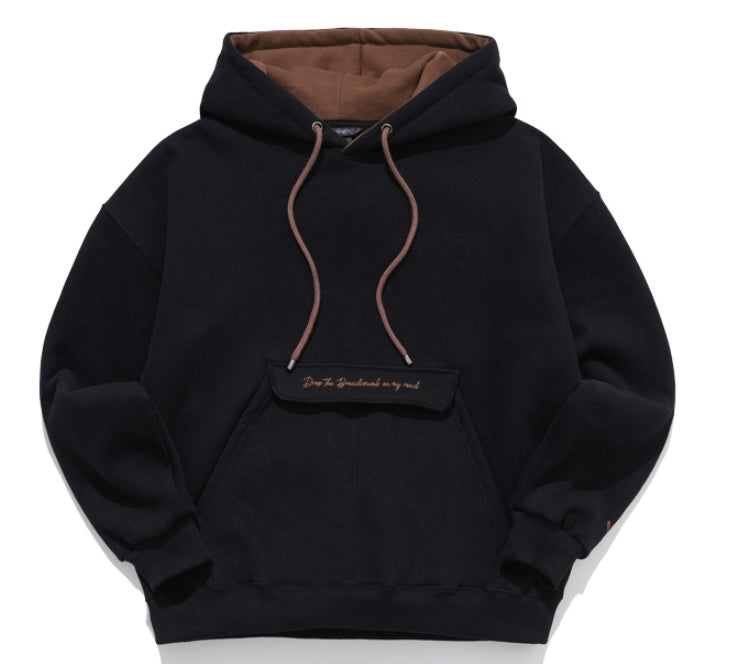 ダブルユーブイプロジェクト(WV PROJECT) Twin pocket hooded black JJHD7438