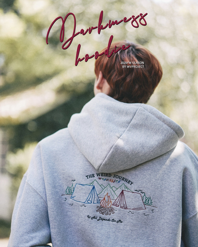 ダブルユーブイプロジェクト(WV PROJECT)  Darkness Hood Grey MJHD7427