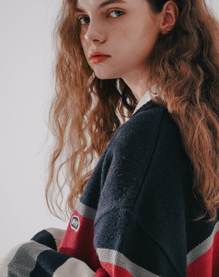 ダブルユーブイプロジェクト(WV PROJECT) Bread Round Knit Black MJKN7410