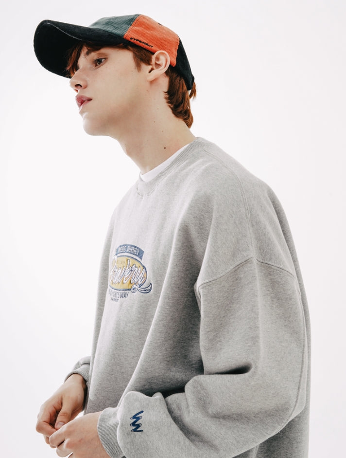 ダブルユーブイプロジェクト(WV PROJECT) Once Brave Sweatshirt Grey MJMT7429