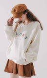 ダブルユーブイプロジェクト(WV PROJECT) Glory Sweatshirt Cream HWMT7421