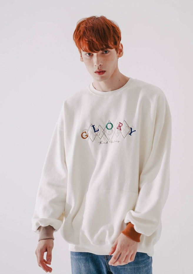 ダブルユーブイプロジェクト(WV PROJECT) Glory Sweatshirt Cream HWMT7421