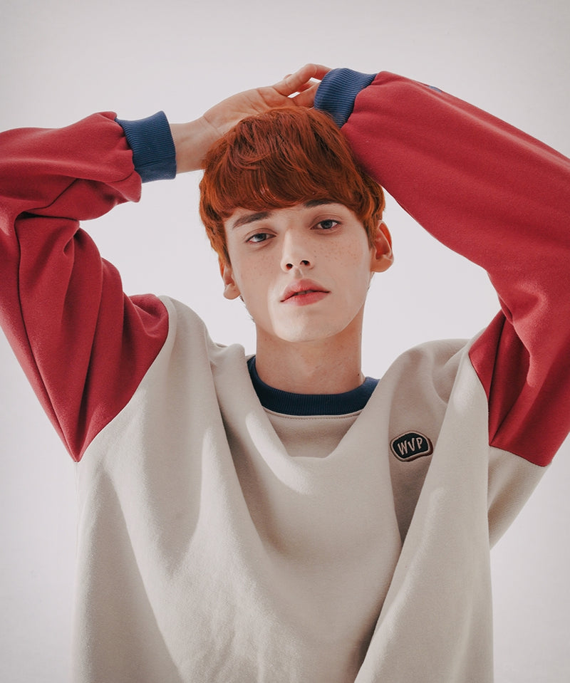 ダブルユーブイプロジェクト(WV PROJECT) Blending Sweatshirt Beige MJMT7404