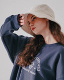 ダブルユーブイプロジェクト(WV PROJECT) Frenny Sweatshirt Navy MJMT7407