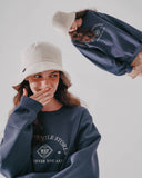 ダブルユーブイプロジェクト(WV PROJECT) Frenny Sweatshirt Navy MJMT7407