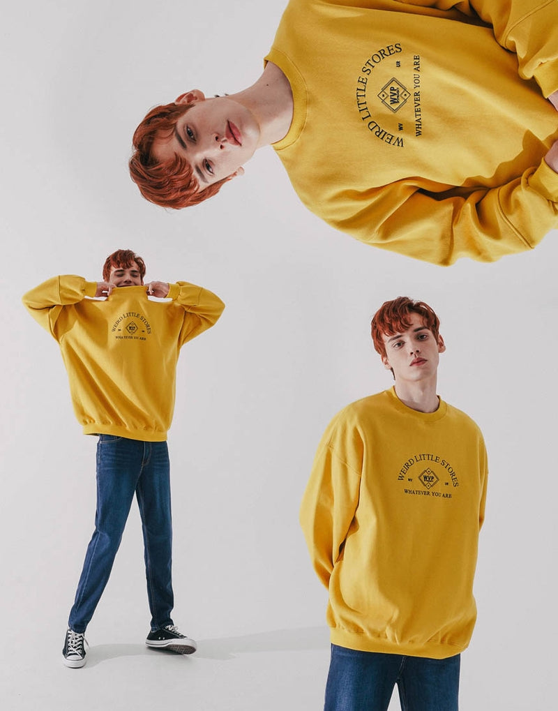 ダブルユーブイプロジェクト(WV PROJECT) Frenny Sweatshirt Yellow MJMT7407