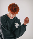 ダブルユーブイプロジェクト(WV PROJECT) Baker Emblem Sweatshirt Black JJMT7409