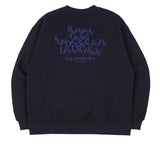 ロマンティッククラウン(ROMANTIC CROWN) CEREMONY LAUREL SWEATSHIRT_NAVY